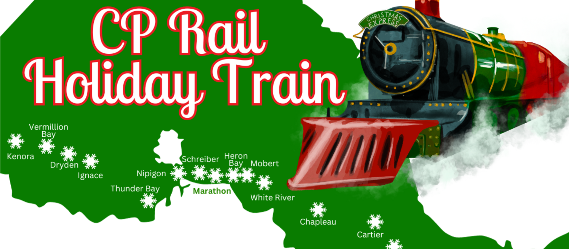 CP Rail Holiday Train Dates Northern Ontario Travel